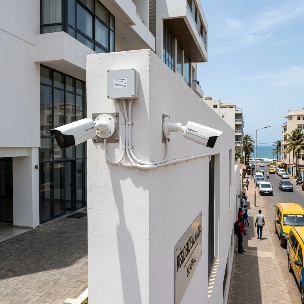 Installation caméras de surveillance Dakar