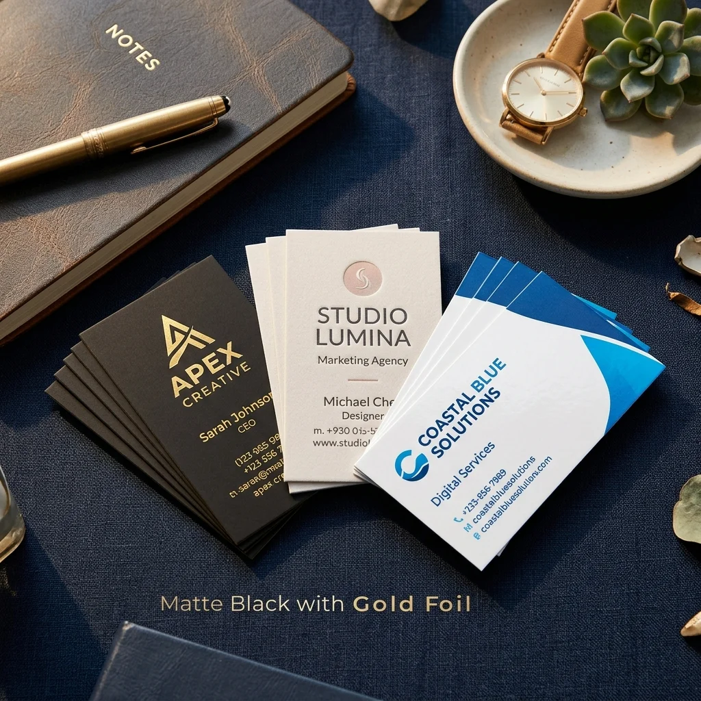 Cartes de visite premium impression Dakar