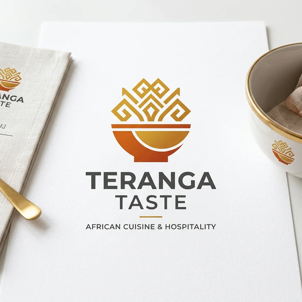 Logo Teranga Taste — Design identité visuelle